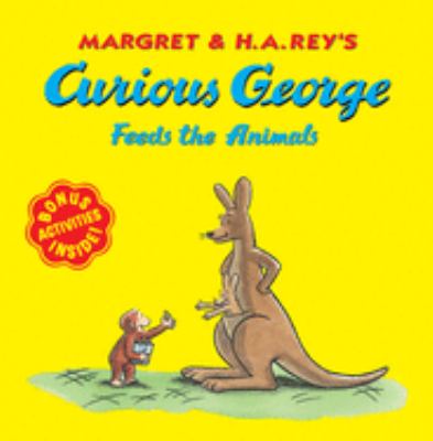 Curious George feeds the animals. b&cd