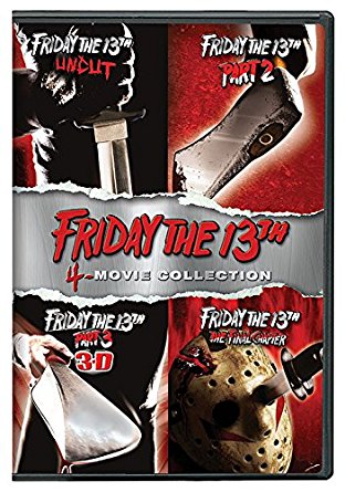 Friday the 13th: 4 Movie Pack: Uncut / Part 2 / Part 3 / Final Chapter : 4 dvd.