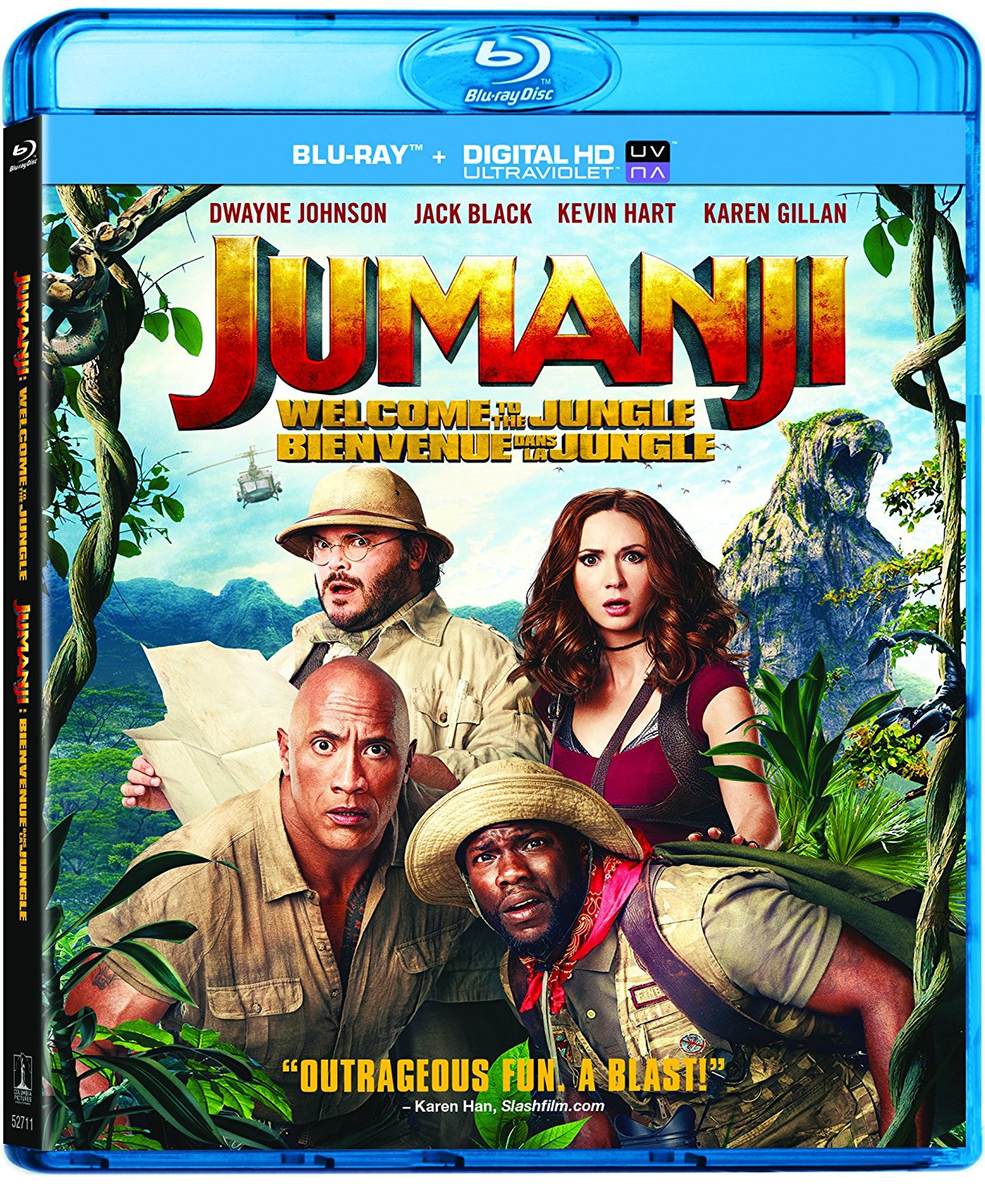 Jumanji: Welcome to the Jungle : BR only.